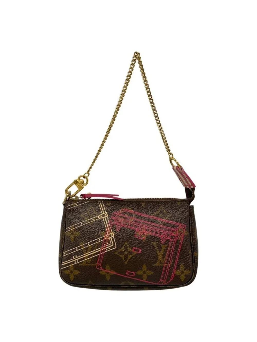 Louis Vuitton Handbag Monogram Mini Pochette Soirle T&b